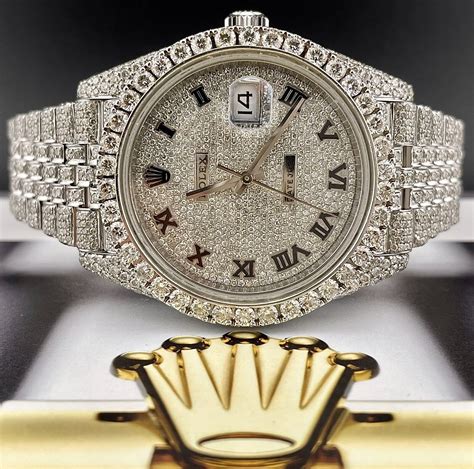 iced out rolex for women|watch iced out in peridot.